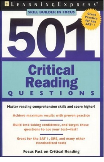 501 Critical Reading Questions کتاب زبان