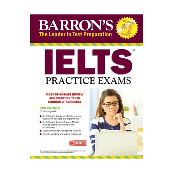 Barron’s Ielts Practice Exams 3rd Edition بارونز آیلتس پرکتیس اگزمز ویرایش سوم