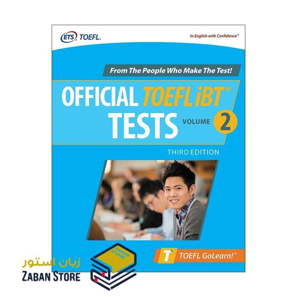 OFFICIAL TOEFL iBT Tests Volume 2 Third Edition آفیشال تافل آی بی تی تست ولوم دو ویرایش سوم
