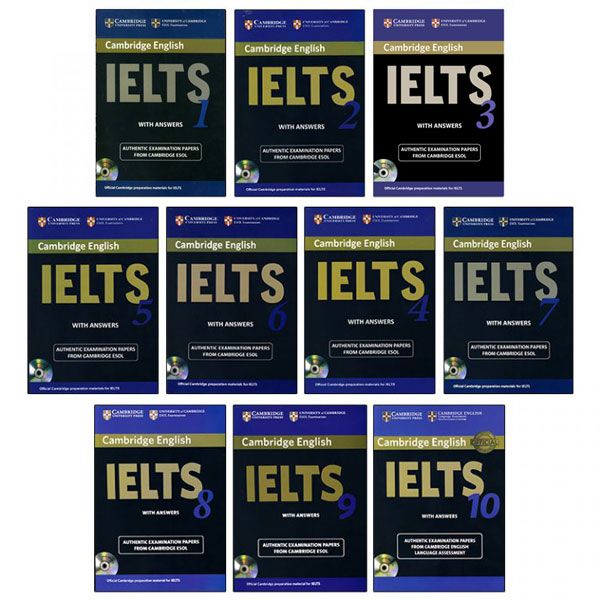 IELTS Cambridge 1-10 مجموعه 10 جلدی آیلتس کمبریج