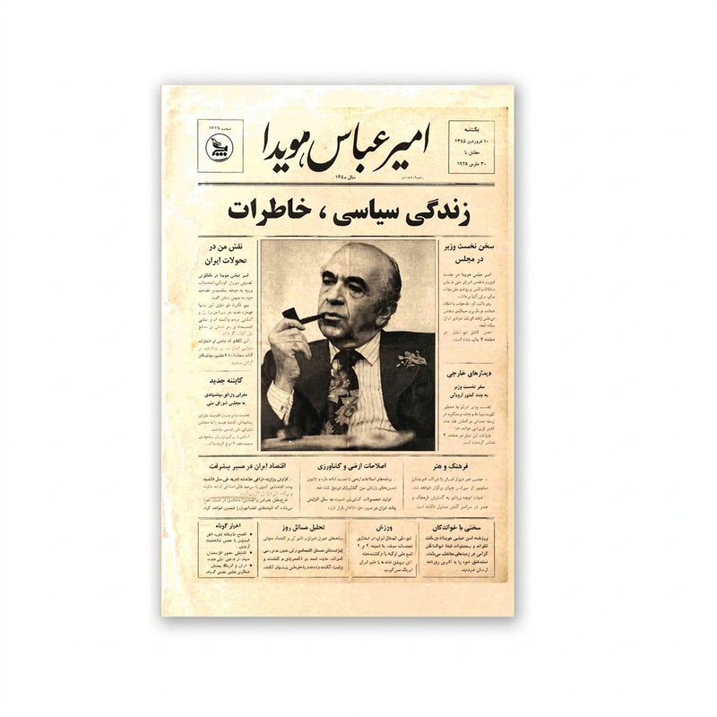 کتاب امیرعباس هویدا اثر محمدرضاآبیار انتشارات چلچله