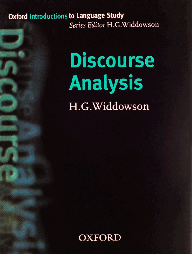 Discourse Analysis second edition
