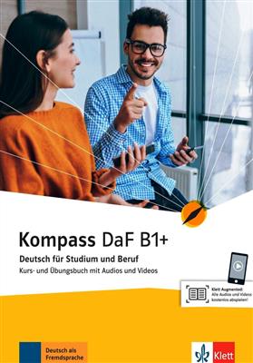 کتاب آلمانی Kompass DaF B1+ MP3