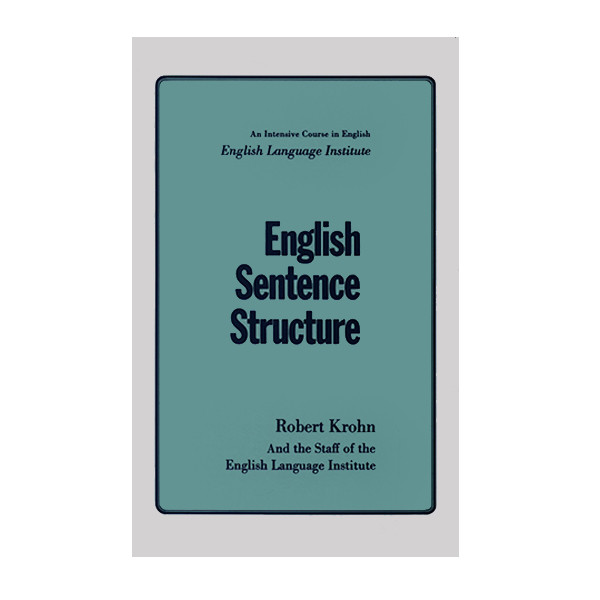 کتاب English Sentence Structure اثر روبرت کرون انتشارات رهنما