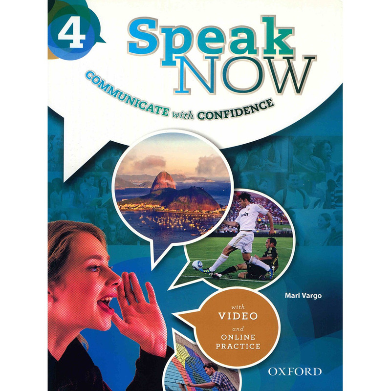 کتاب زبان Speak Now 4 Students Book And Work Book اثر ماری ورگو - دو جلدی