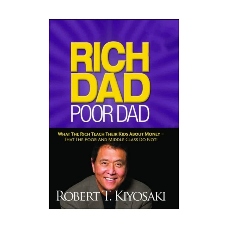 کتاب  Rich Dad Poor Dad  اثر رابرت تی کیوساکی انتشارات الماس سرخ