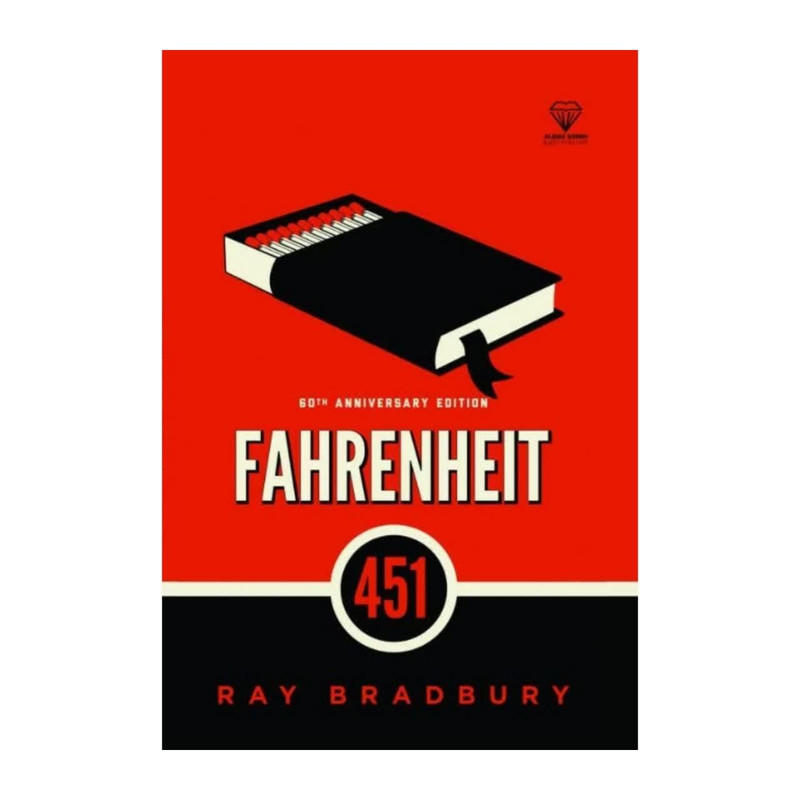 کتاب 451 Fahrenheit  اثر ری بردبری  انتشارات الماس سرخ