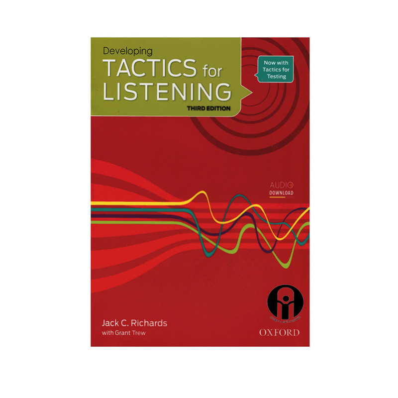 کتاب Developing Tactics For Listening Third Edition اثر Jack C.Richards and Grant Trew انتشارات الوند پویان