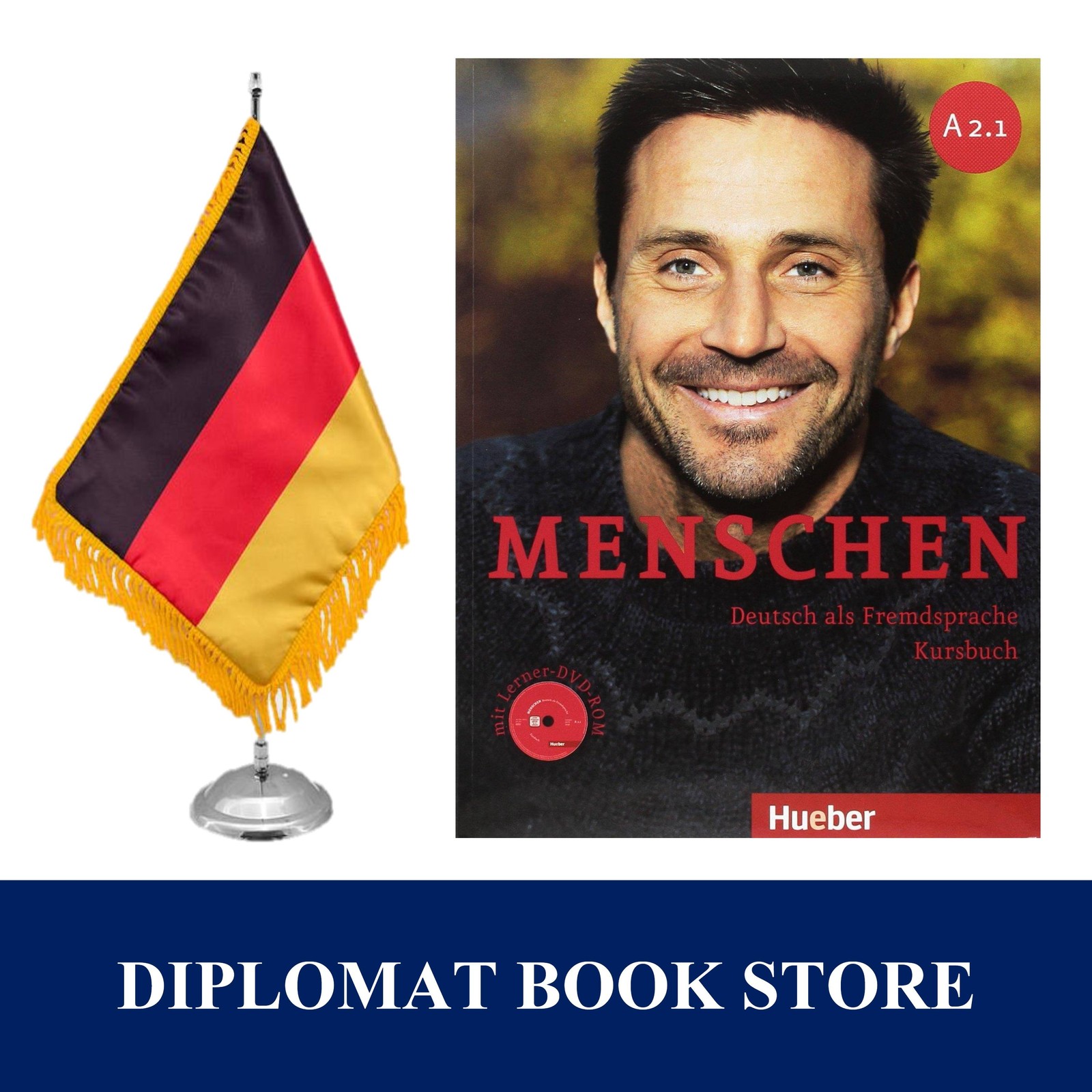 کتاب آموزش زبان آلمانی منشن ( چاپی ) MENSCHEN A2.1