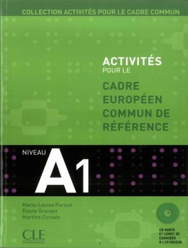 کتاب زبان Activites Pour Le Cecr – A1 Textbook + Key + CD