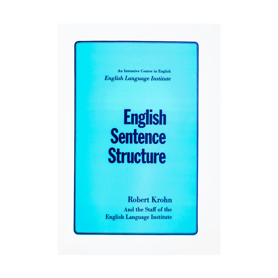 English Sentence Structure کتاب زبان