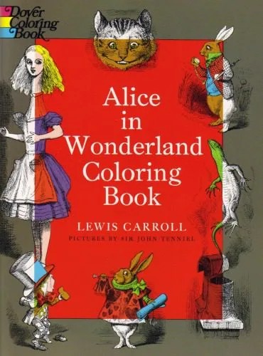 دانلود نسخه کامل کتاب Alice in Wonderland Coloring Book