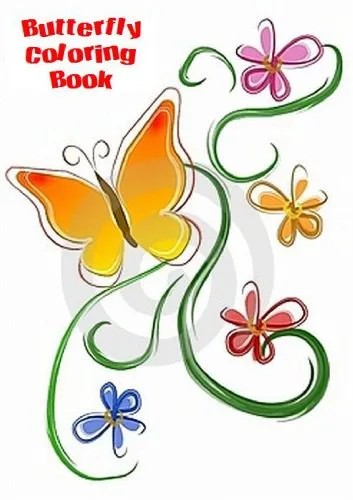 دانلود نسخه کامل کتاب Butterfly Coloring Book (Kids Activity Book)