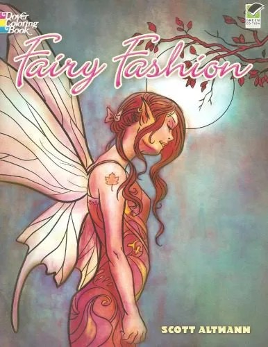 دانلود نسخه کامل کتاب Fairy Fashion Coloring Book
