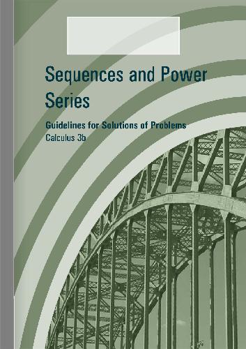 دانلود نسخه کامل کتاب Calculus 3b, Guidelines for Solutions of Problems