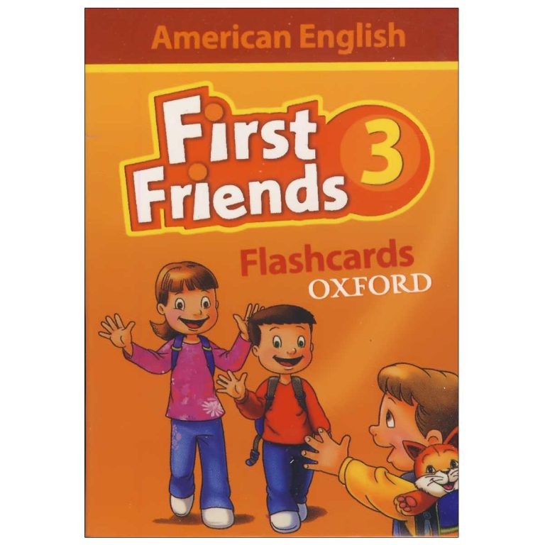 American First Friends 3 Flash Cards (فلش کارت)