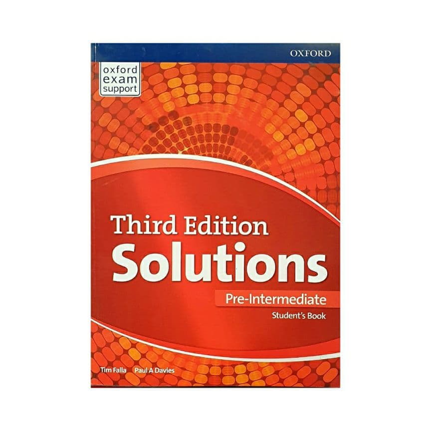 Solutions pre-intermediate third ed