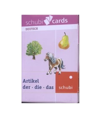 فلش کارت Schubicards Artikel der die das