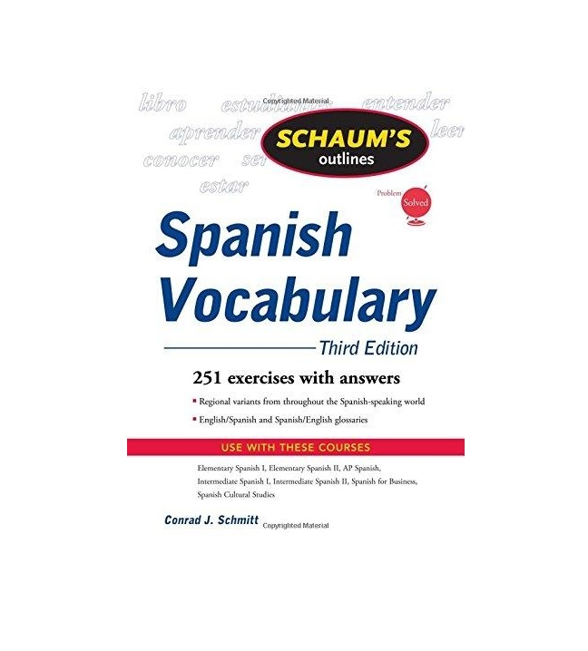 کتاب Spanish Vocabulary 3ed خرید کتاب زبان