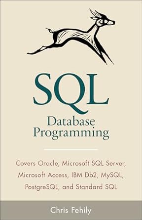 دانلود نسخه کامل کتاب SQL Database Programming (Fifth Edition)