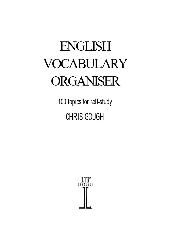 کتاب English Vocabulary Organiser (سازمان‌دهنده واژگان انگلیسی) نسخه انگلیسی PDF | کریس گات