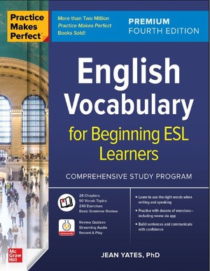 دانلود کتاب English Vocabulary for Beginning ESL Learners Practice Makes Perfect