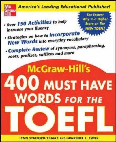 دانلود نسخه کامل کتاب 400 Must-Have Words for the TOEFL