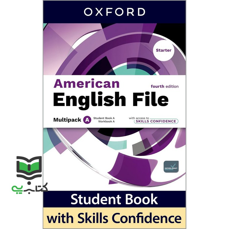 کتاب American English File starter fourth ED4 ED st+wb