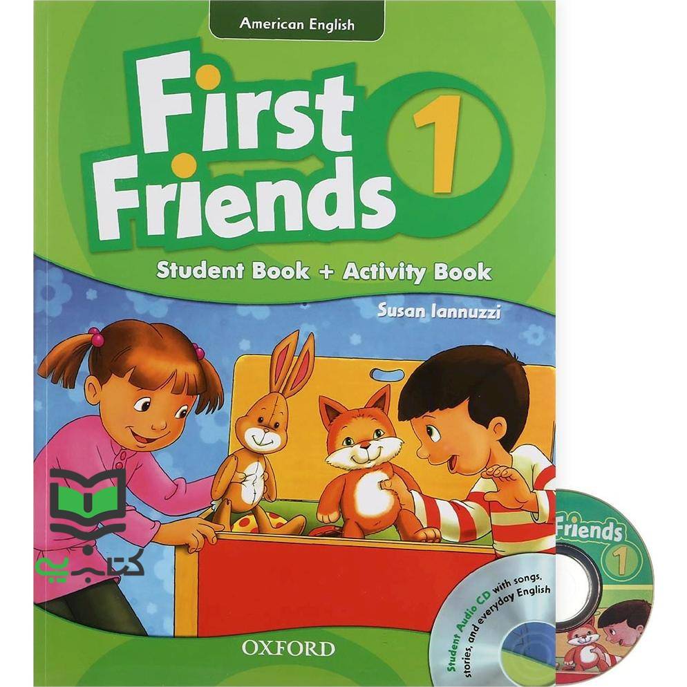 کتاب first friends 1 american english SB+WB سبز رنگ