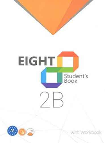 کتاب زبان اِیت eight ,students book + workbook: 2B