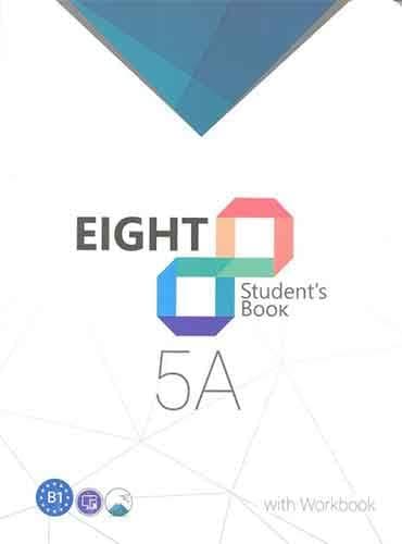 کتاب زبان اِیت eight ,students book + workbook: 5A