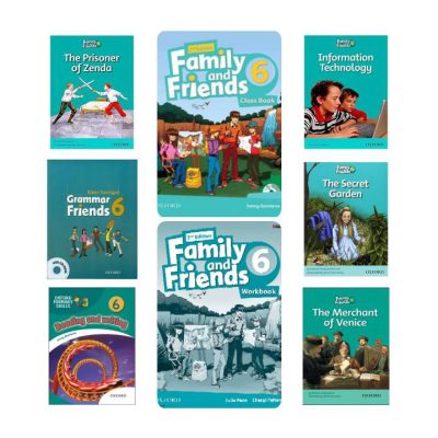 پک کتاب های فمیلی اند فرندز بریتیش 6 Family and Friends 6 British pack