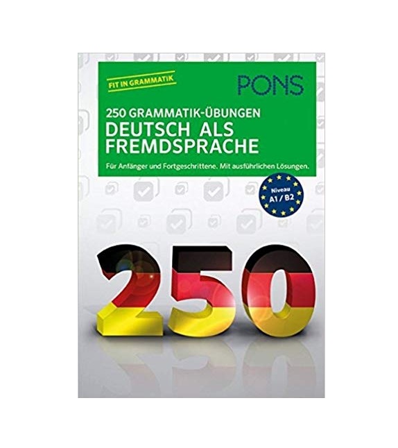 کتاب دستور زبان آلمانی PONS 250 Grammatik Ubungen Deutsch als Fremdsprache