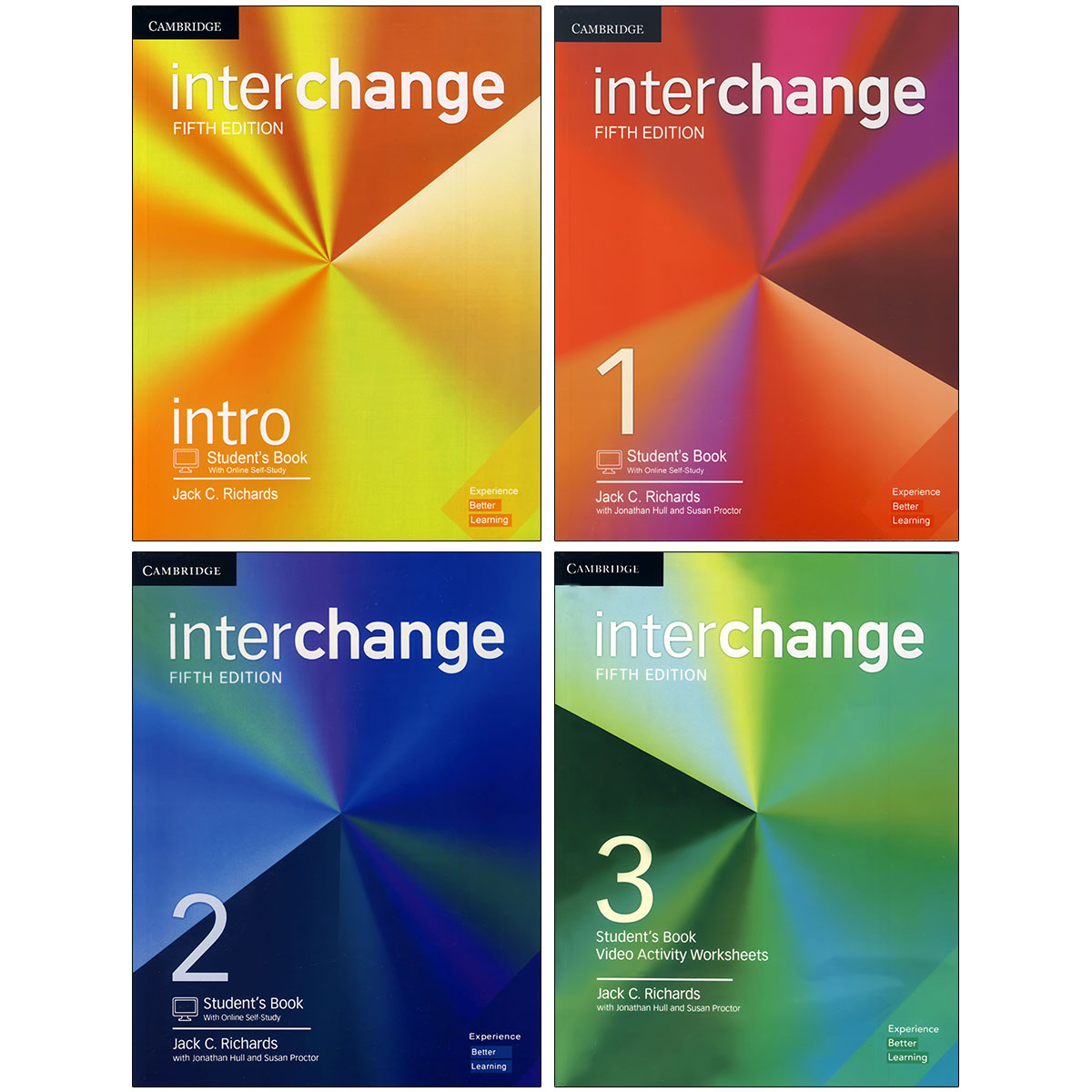 مجموعه کتاب 4 جلدی Interchange ویرایش پنجم