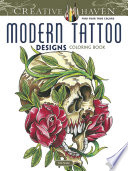 دانلود کتاب Creative Haven Modern Tattoo Designs Coloring Book (Creative Haven Coloring Books)