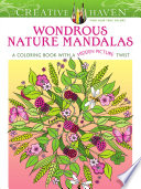 دانلود کتاب Creative Haven Wondrous Nature Mandalas: A Coloring Book with a Hidden Picture Twist