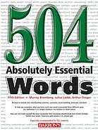 دانلود کتاب 504 absolutely essential words