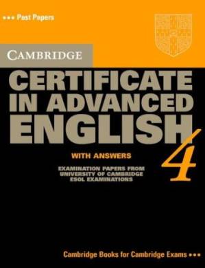 دانلود کتاب Cambridge Certificate in Advanced English 4 Student’s Book with answers: Examination Papers from the University of Cambridge Local Examinations Syndicate