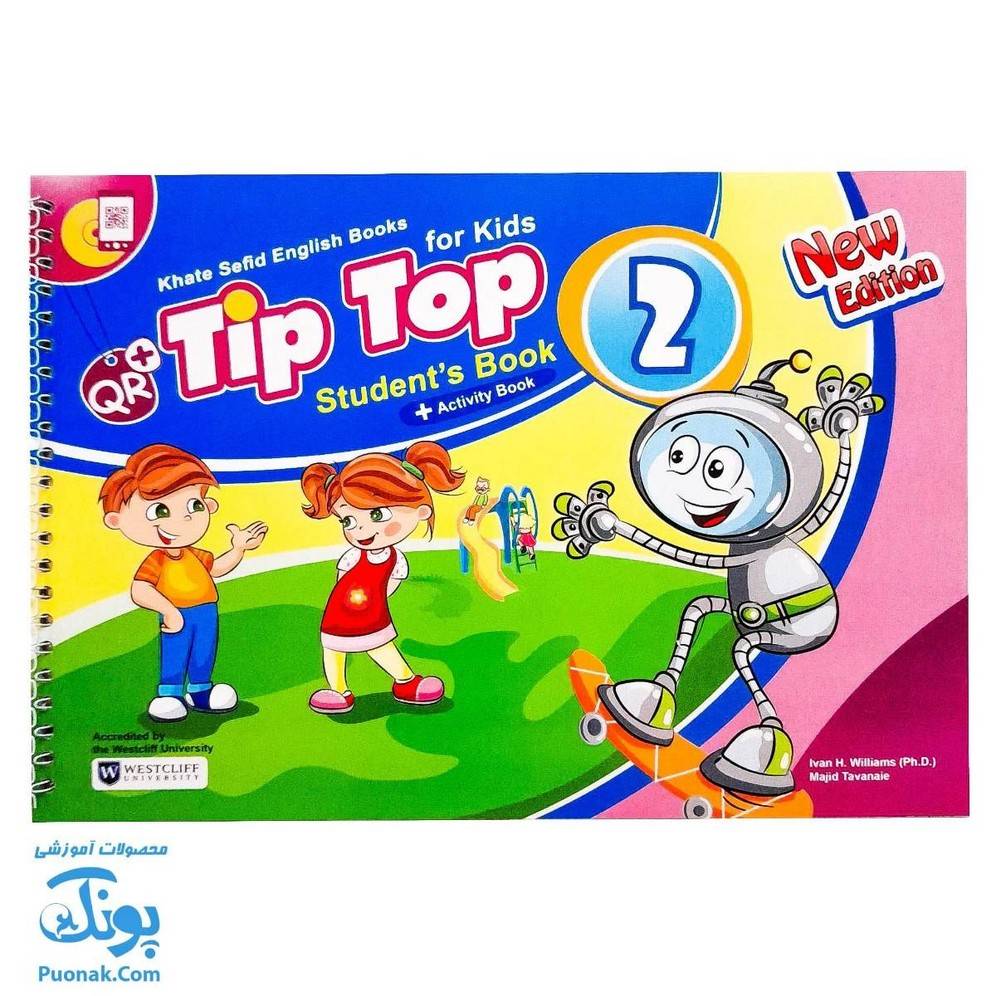 کتاب Tip Top Student Book۲ & Activity bookسیمی