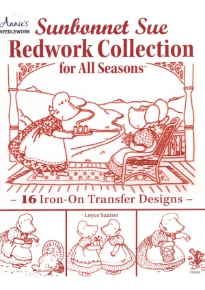 دانلود کتاب Sunbonnet Sue Redwork Collection for All Seasons