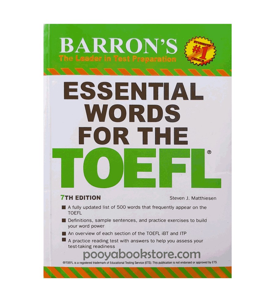 کتاب Essential Words For The TOEFL 6th