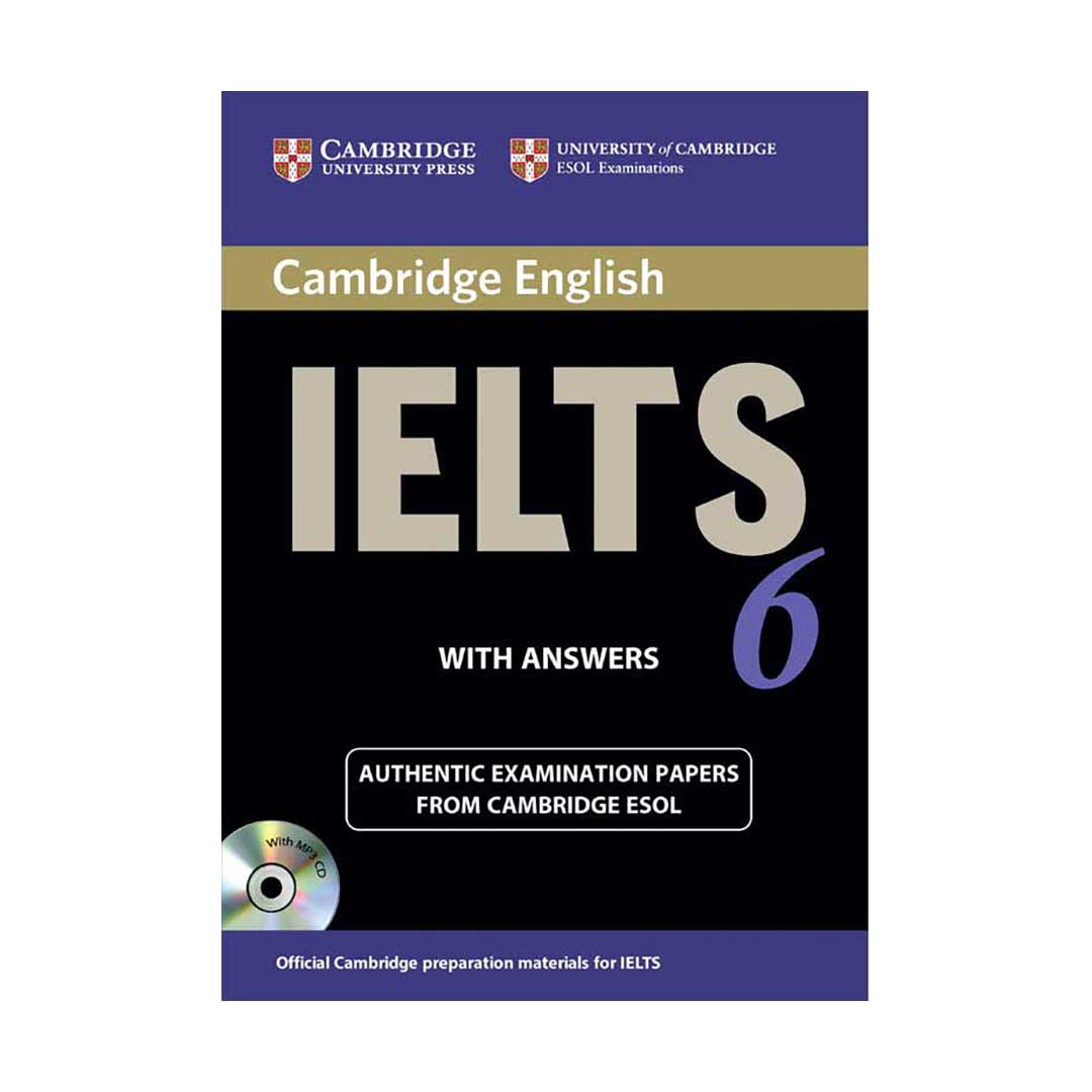 کتاب زبان IELTS Cambridge 6 همراه با CD - آرادبوک