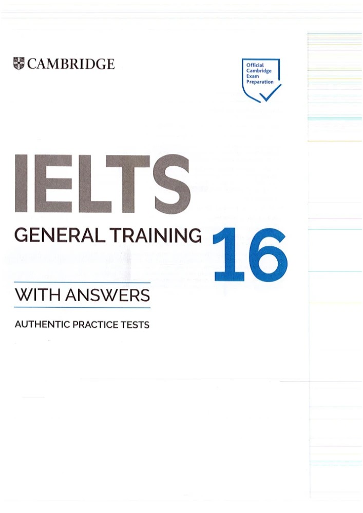 کتاب Cambridge IELTS 16 General Training نسخه انگلیسی PDF
