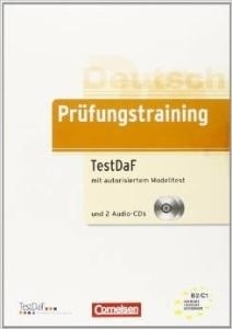 کتاب آزمون آلمانی گوته پروفونگز ترینینگ Prüfungstraining DaF B2-C1 - TestDaF Ubungsbuch mit autorisiertem Modelltest und CDs