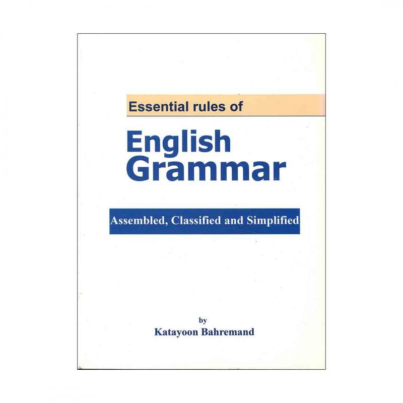 کتاب زبان اسنشیال رولز آف انگلیش گرامر Essential Rules of English Grammar