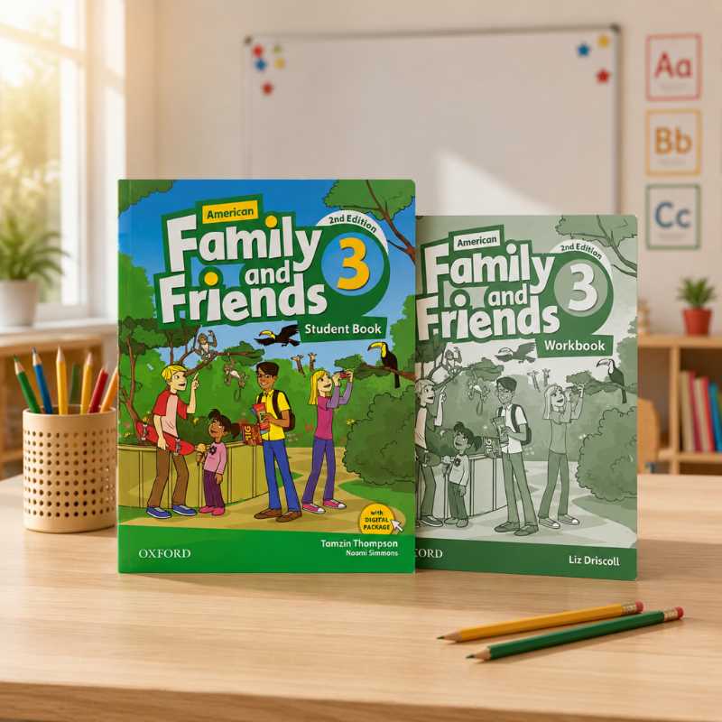 کتاب family and friends 3