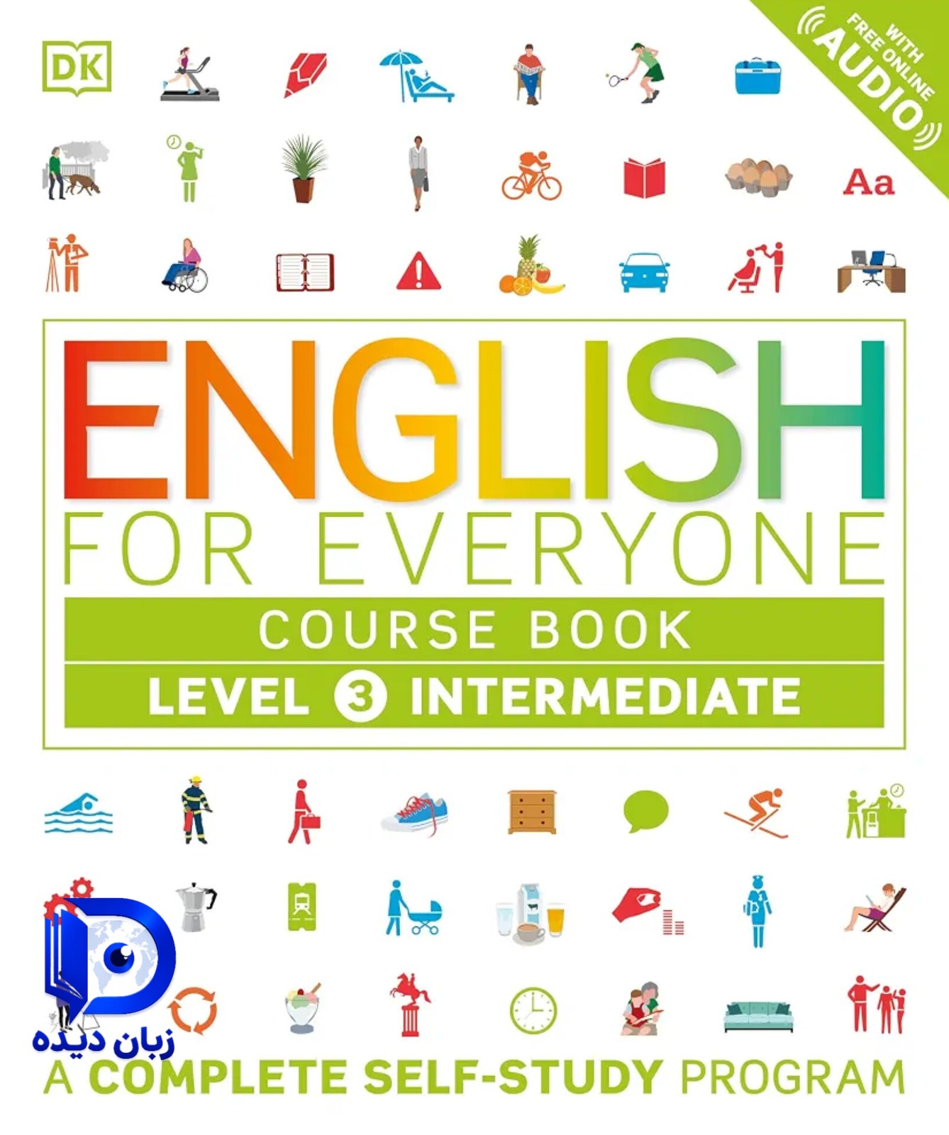 کتاب English for Everyone Level 3 Course Book + Practice Book ( چاپ رنگی )