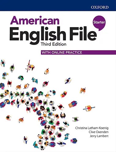 کتاب American English File Starter | ویرایش دوم | شامل SB+WB+2CD+DVD