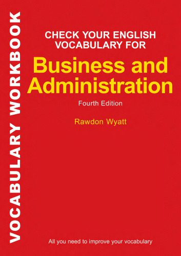 دانلود کتاب Check Your English Vocabulary for Business and Administration (Check series)