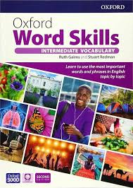 کتاب زبان انگلیسی oxford word skills intermediate وزیری
